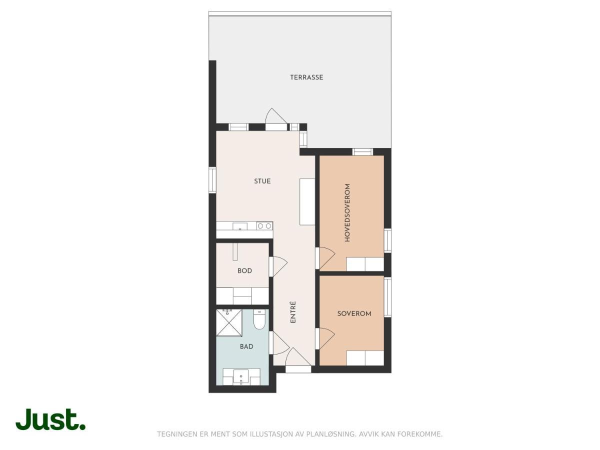 טרומסה Skir 2 Bdr Corner View Apartement מראה חיצוני תמונה